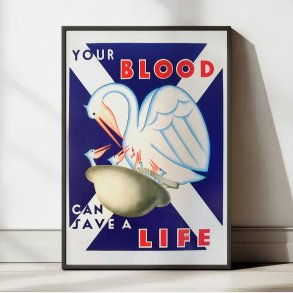 Bloddonor 1944 - Vintage reklame