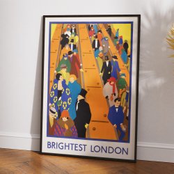 Brightest London - Underground-plakat - 1924