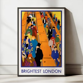 Brightest London - Underground-plakat - 1924