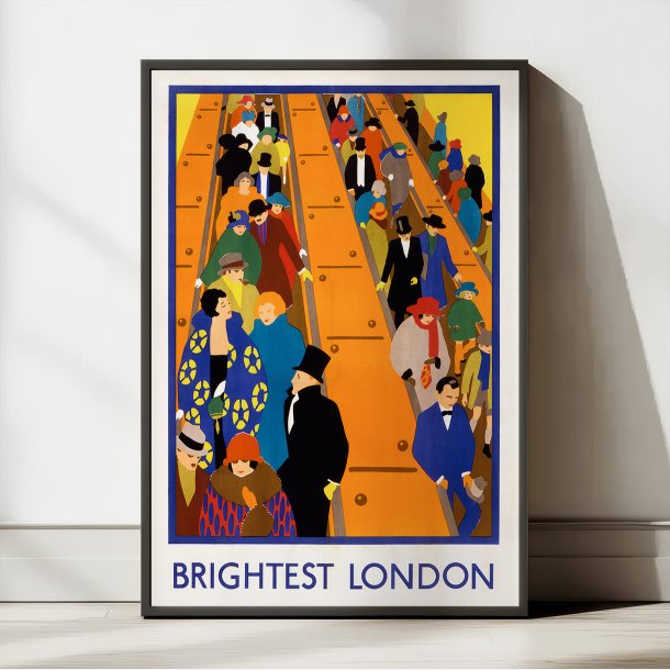 Brightest London - Underground-plakat - 1924