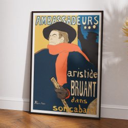 Aristide Bruant 1892 - Teaterplakat