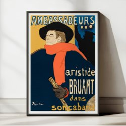 Aristide Bruant 1892 - Teaterplakat