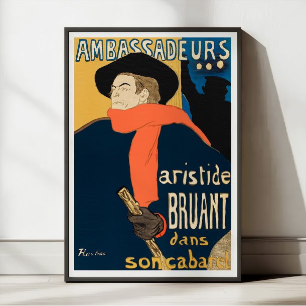 Aristide Bruant 1892 - Teaterplakat