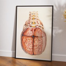 Hjernens underside - litografi - Brocades GB