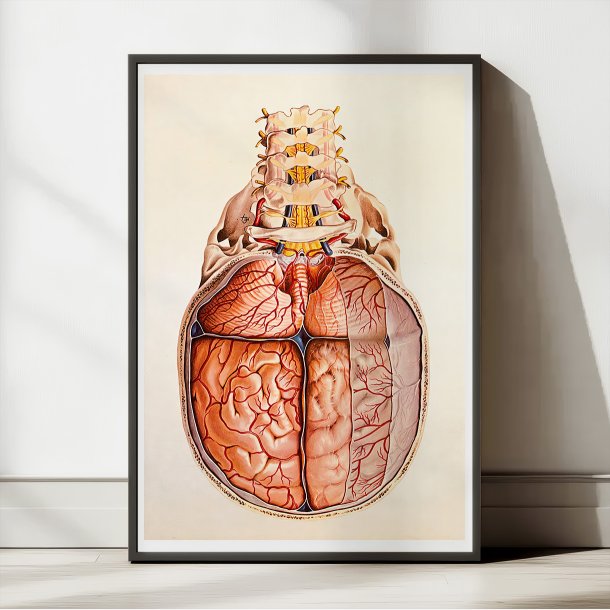 Hjernens underside - litografi - Brocades GB