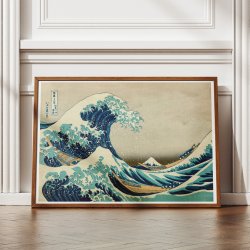 Den store blge ved Kanagawa - Hokusai