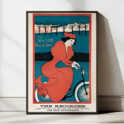 The New York Recorder 1895 - Cykelplakat