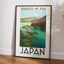 Mt. Fuji 1935- Japansk reklameplakat