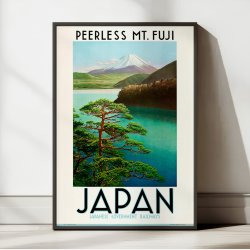 Mt. Fuji 1935- Japansk reklameplakat