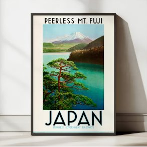 Mt. Fuji 1935- Japansk reklameplakat