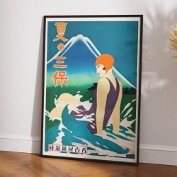Miho-halven, Japan - vintage plakat - 1930