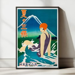 Miho-halven, Japan - vintage plakat - 1930