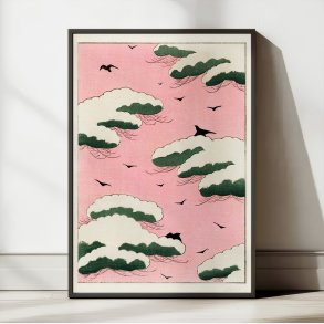 Pink Sky - japansk mnsterillustration