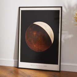 Delvis mneformrkelse - E.L. Trouvelot - 1881