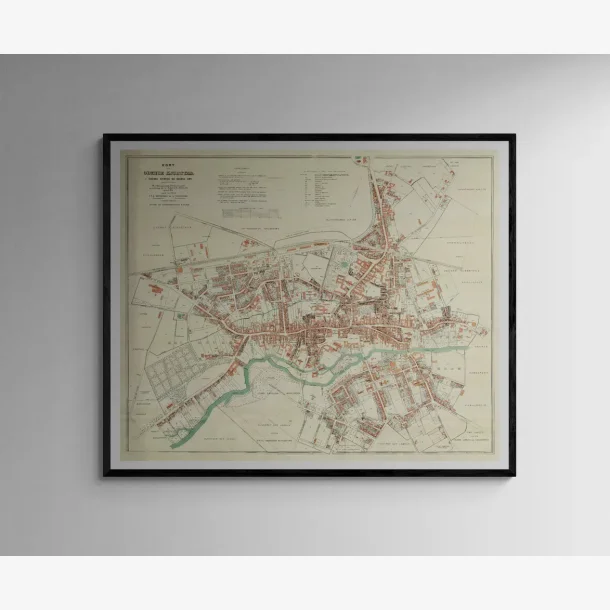 Odense Kjbstad Matrikelkort 1887 - Kort - 6050 cm