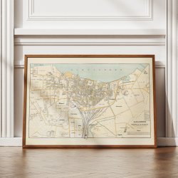 Aalborg Kbstad og Omegn 1900 - Kort