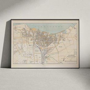 Aalborg Kbstad og Omegn 1900 - Kort