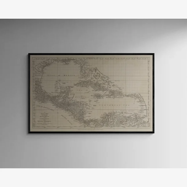 Chart West Indies 1775 - Atlas - 8050 cm