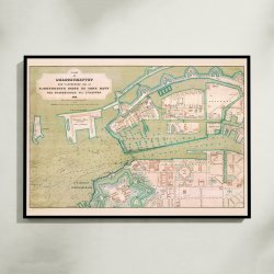 Orlogsvrftet 1878 - Kbenhavns Havn - Kort