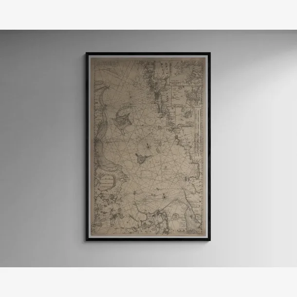 Kaart over Kattegattet 1776 - Skort - 6092 cm