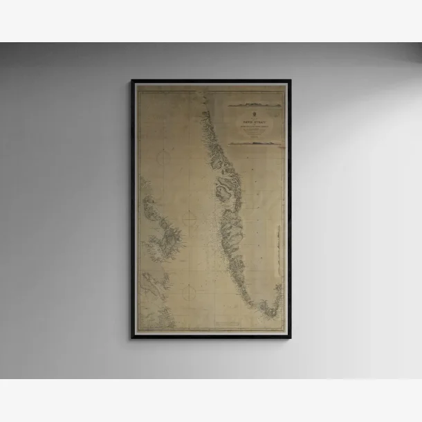 Grnland 1890 - Det Arktiske Hav - Skort - 5082 cm