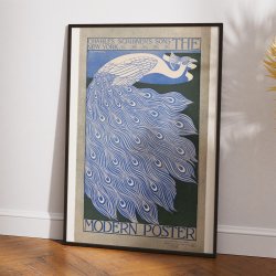 Classic Peacock Poster 1895 - Plakat
