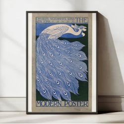 Classic Peacock Poster 1895 - Plakat