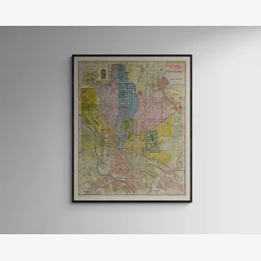 Kort over Madrid 1934 - Bykort - 5062 cm