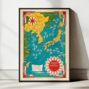 US propaganda 1945 - Kort over Japan