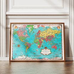 Mercator Verdenskort 1931 - World Map