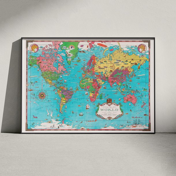 Mercator Verdenskort 1931 - World Map